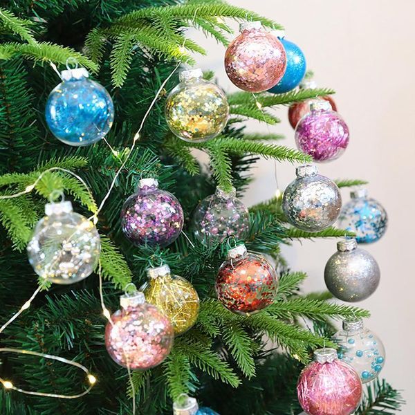

70mm ball bauble christmas xmas tree hanging home party ornament decor home party christmas tree decorated ball xmas new year1