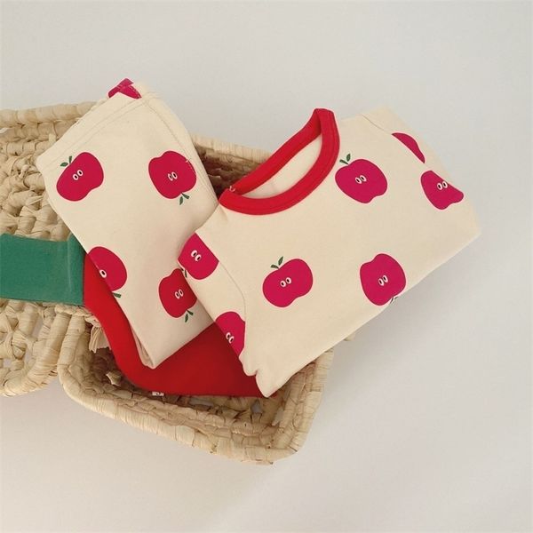 

infant set pajamas home service package printing underwear with hat newborn baby girl clothes lj201223, White