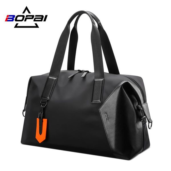 

duffel bags bopai fashion handbag men large capacity waterproof suit storage bag with shoulder strap multiple pocket hanging suitcase