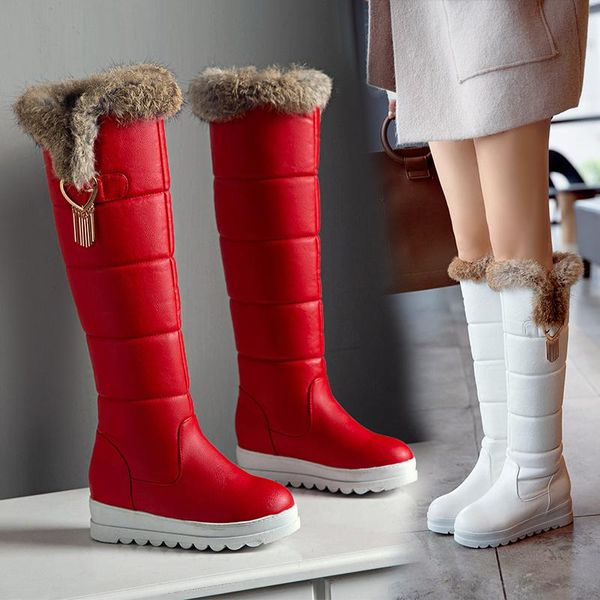 

2020 new non-slip sole long tube snow boots women boots, Black