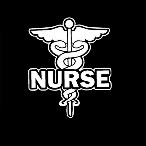 

white nurse hospital personality car-styling car sticker sunscreen waterproof decal auto accessories vinyl,16cm*13cm