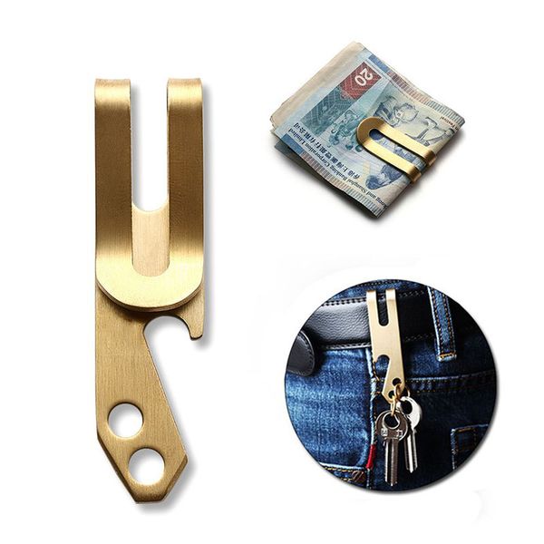 

stainless steel money clip passport card clip metal business card holder wallet key chain holder bottle opener dhl