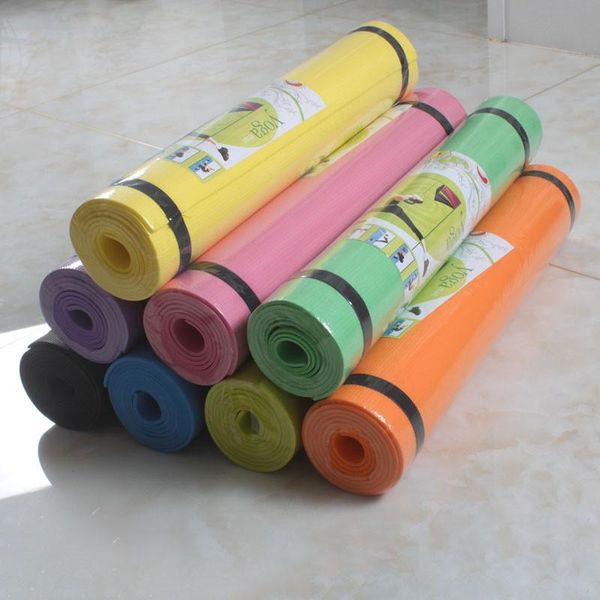 

4mm exercise yoga mat gym workout pilates home fitness mats eva non-slip sport pad pads lose weight carpet