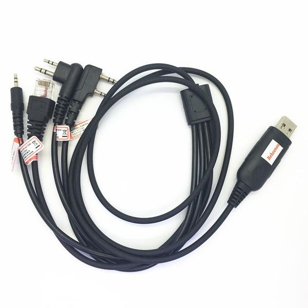

muilt-function 4 in 1 usb programming cable for tk3207 baofeng uv5r 888s for motorola hytera etc walkie talkie