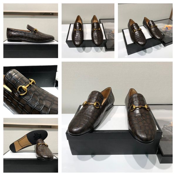 

mens luxury leather brogue flats shoes casual british style oxfords fashion brand designers dress shoes for men wedding shoes plus size, Black