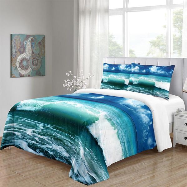 

bedding sets twin full  set bed sheet duvet cover pillowcase 3d california king beautiful scenery decorate
