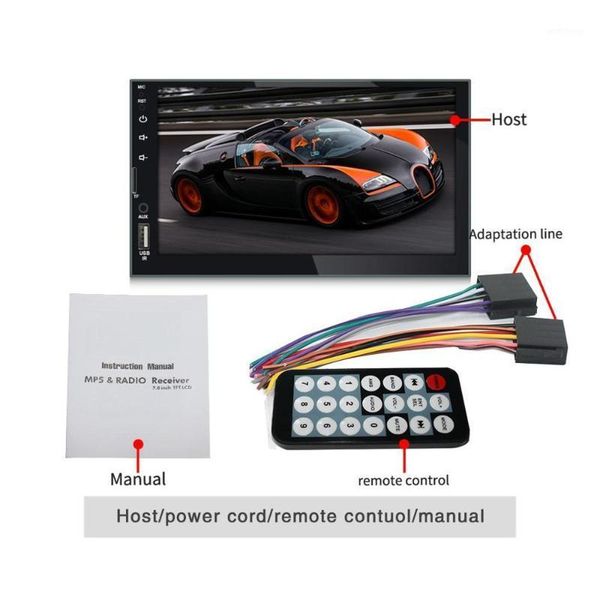 

7 inch large screen hd car mp5 player car mp3 mp4 u disk host reversing image integrated machine1