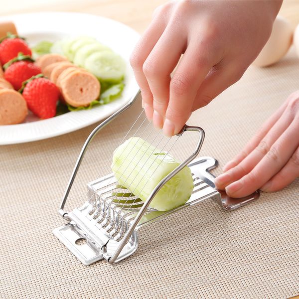 

stainless steel slicer shredders simple egg cutter creative household strawberry valve splitter tool kitchen accessories new 3 6jx k2