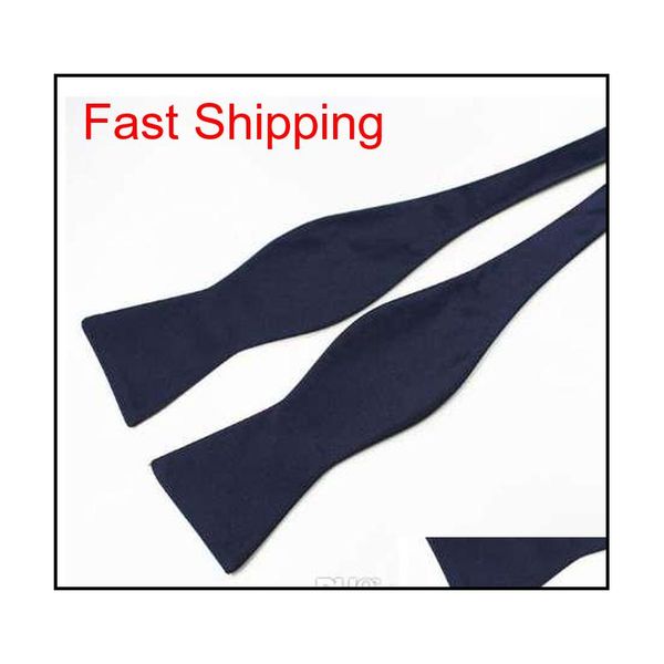

rbocott bow ties self tie men's fashion solid color bowtie adjustable business wedding papillon qylgyy bdefashion, Black;gray