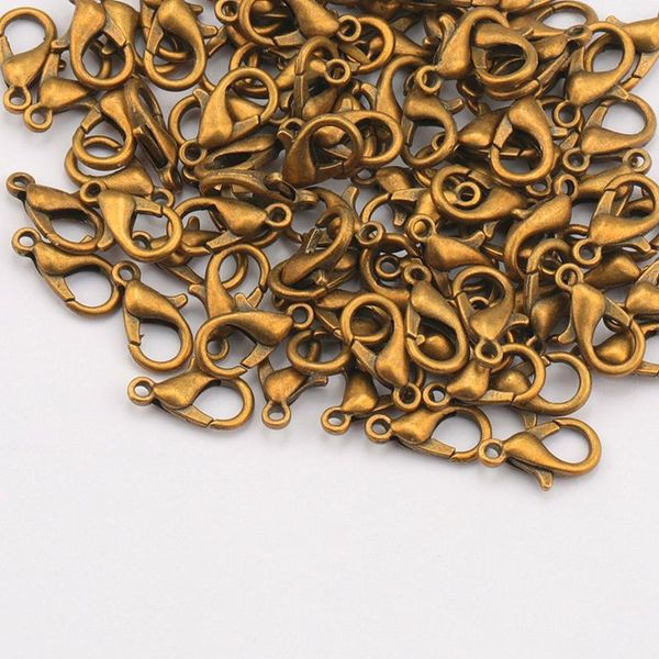 

100pcs 10/12/14/16mm gold sliver color metal lobster clasps hooks metal connectors for jewelry making diy, necklace accessories bbyczl