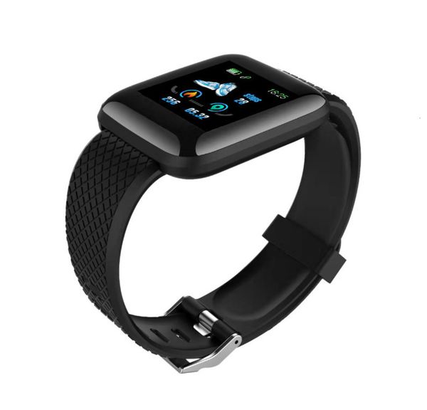 

116plus color screen smart d13 real time heart rate 1.3 inch blood prsure sleep ip67 gift bracelet