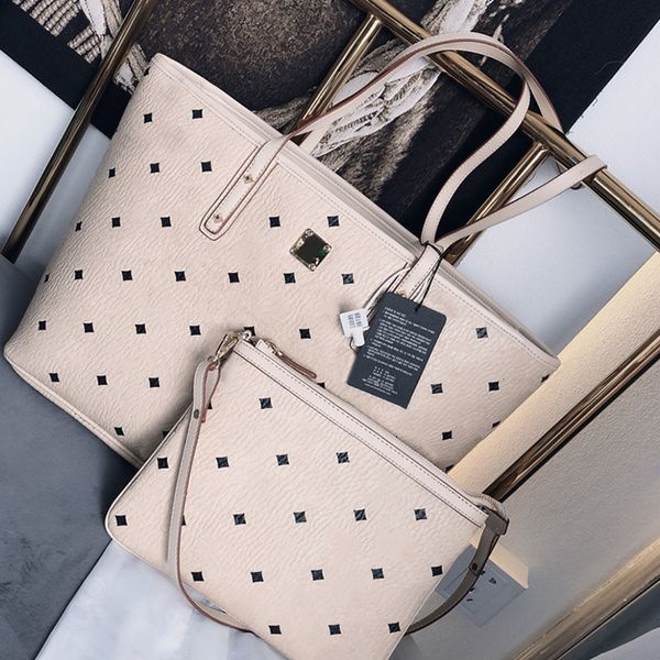 

pink sugao designer luxury handbags purses 2pcs/set women bags tote bag shoulder 2020 new styles with the letter print 4 color