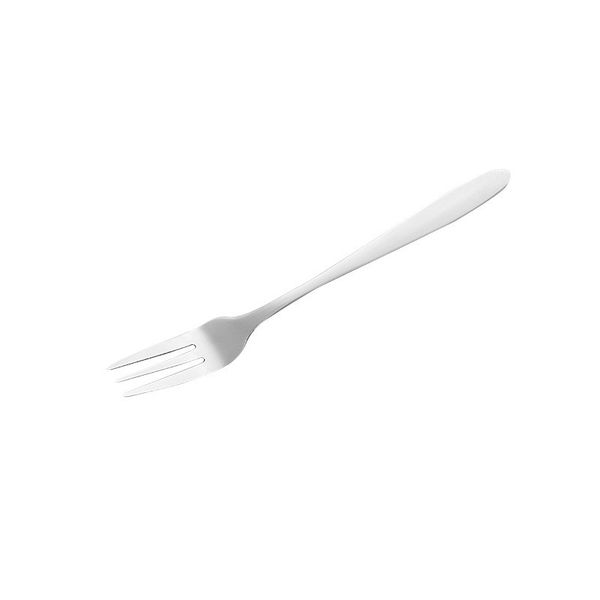 

stainless steel dessert cake fruit fork household tableware dessert fork mirror design thickened l kitchen smooth handle for 134 j2