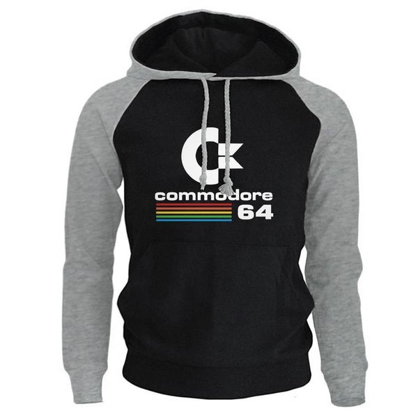 

commodore 64 hoddies men c64 sid amiga retro 8-bit ultra cool design mens hooded sweatshirts 2020 new arrival fashion male hoody, Black