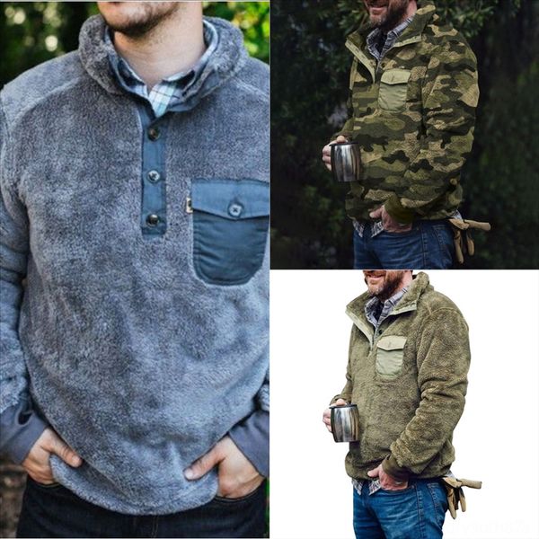 

eiodg a warm winter sweater made of winter pullover sleeved men's with high men's slim-fitting neck long plaid, White;black