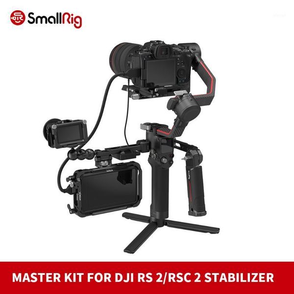 

smallrig sling dual handgrip /monitor mount/nato clamp accessory for dji rs 2/rsc 2 stabilizer master kit 30281