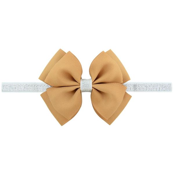 

1 piece sweet color kids bow headband silver ribbon bows with thin hairband pgraphy props girls bow tiara headwrap 724 q sqczza