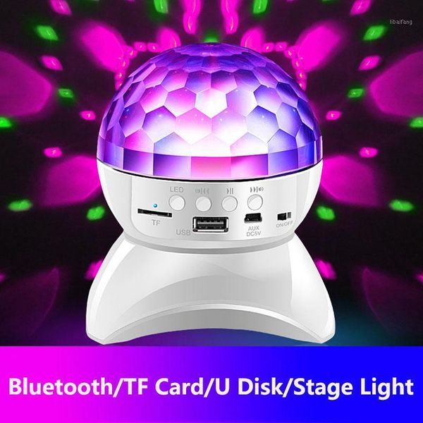 

leehur bluetooth speaker led stage lights led disco ball loudspeaker wireless stereo music surround support fm tfcard bass box1