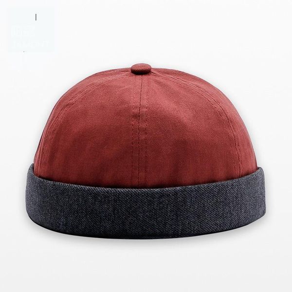 

jamont 2018 new casual hats skullcap spring autumn beanies hat men women hip hop cap portable fashion sailor hat casquette h wmtsiw, Black;white