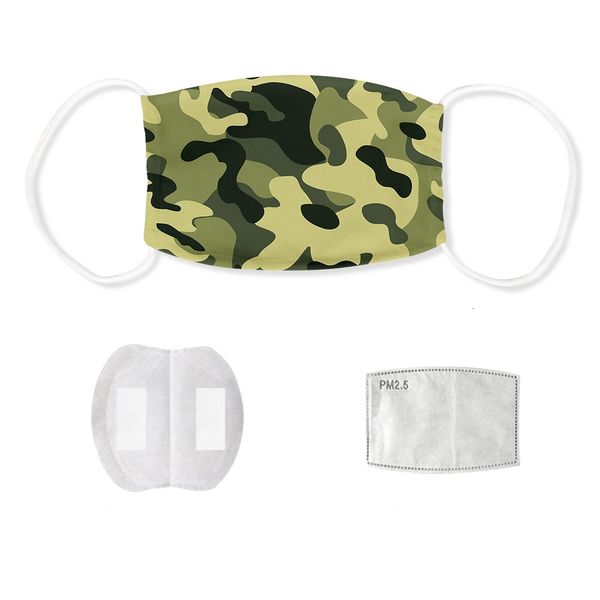 

fashion cotton camouflage mask print washable face mask prevent pollution anti dust pm 2.5 respirator mouth masks reusable masks