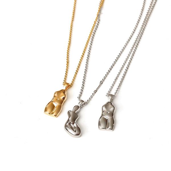

pendant necklaces material copper pendants gold silver color abstract shape