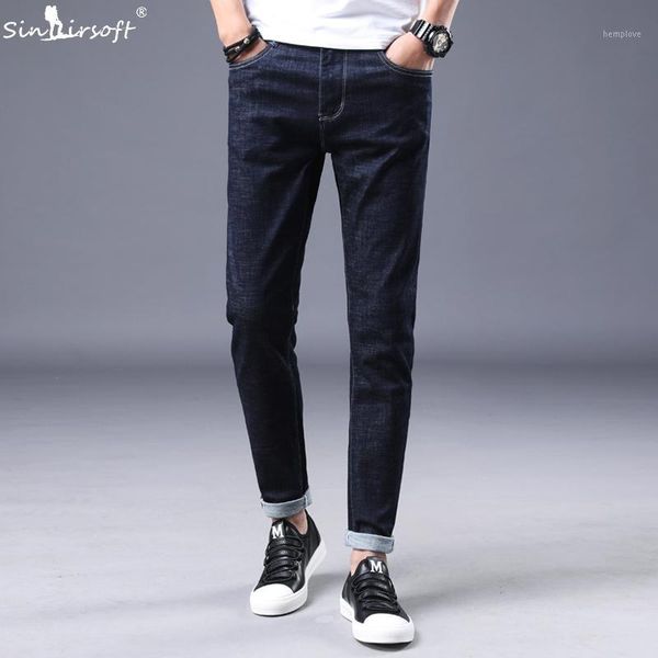 

autumn and winter skinny black biker ripped slim fit harem jeans rasgado men mens uomo for broeken pants hombre stretch denim1, Blue