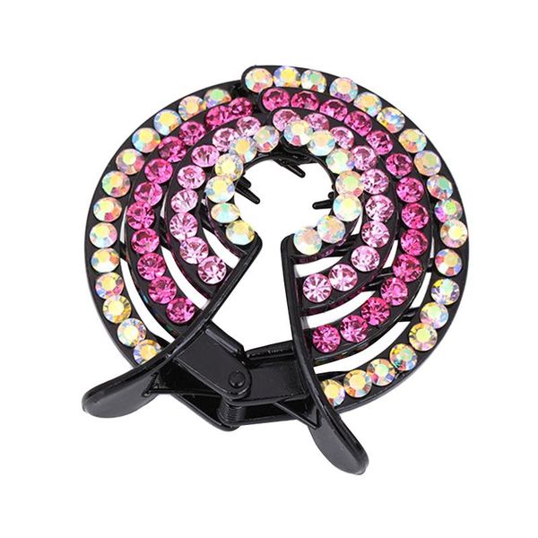 

rhinestone ponytail clip elegance crystal hairpins hair accessories for women j9