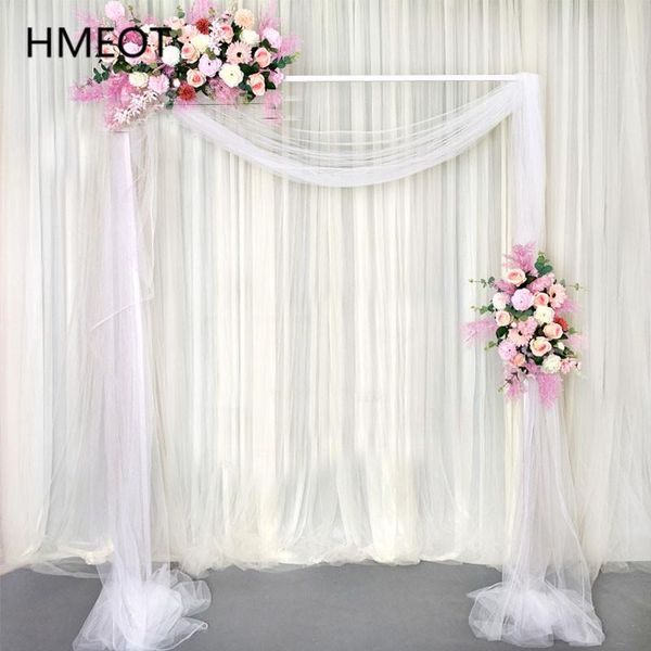 

decorative flowers & wreaths wedding arch round/square/u shape golden white metal diy background decor artificial flower party event stage p
