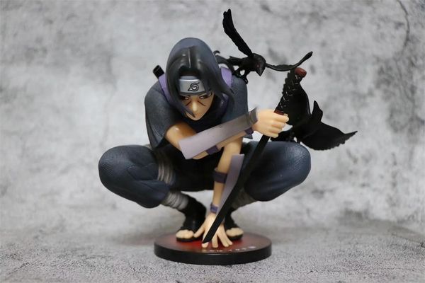 

pvc 18cm toys naruto figures dark itachi uchiha akatsuki model toy garage kits
