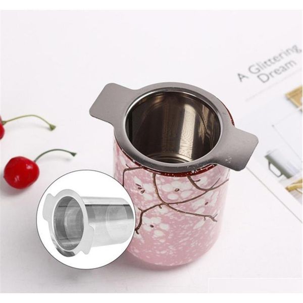 

mesh tea infuser reusable tea strainer teapot stainless steel loose tea leaf spice filter drinkware jllubv lottery2010