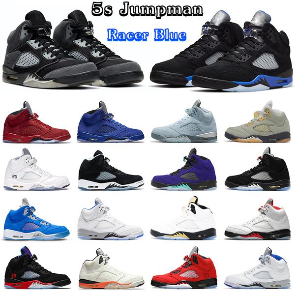 

2022 5s jumpman for men basketball shoes racer blue oreo shattered backboard jade horizon bluebird anthracite stealth mens trainers sports s