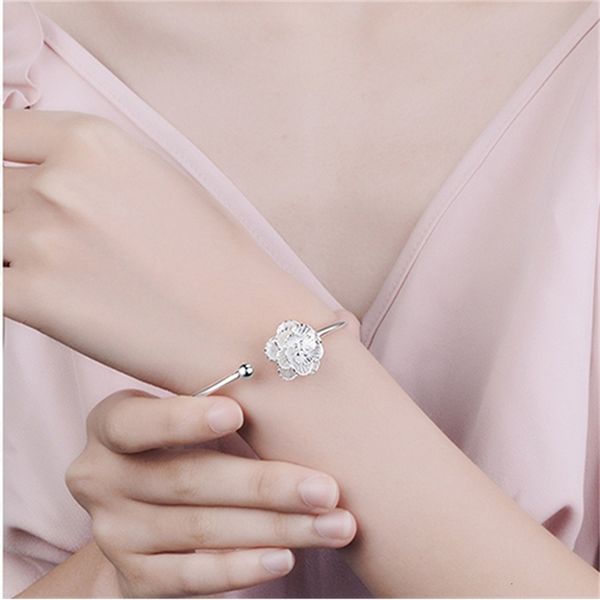 

hand sl083 open silver men for women jewelry bohemian fashion bracelet chinese style adjustable cuff bracelets bangles, Black