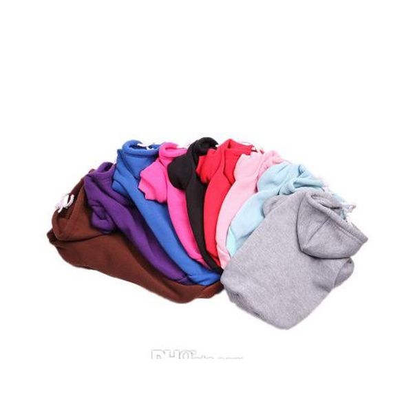 

10 colors dog sweater autumn and winter puppy coat multicolor pet clothes pet hooded clothes dog warm clothing apparel sy5o1