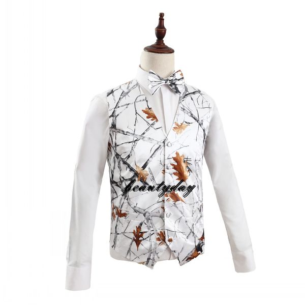 

2021 new camo boy' formal wear camouflage vests for wedding party kids boy formal wear custom made real image301t, Black