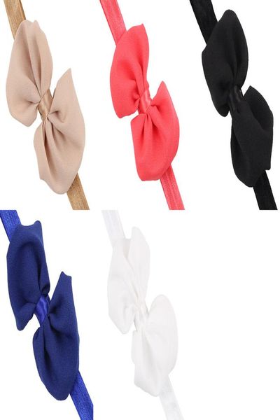 

baby girl headband infant hair accessories bowknot band bow flower newborn headwear tiara headwrap gift toddlers bandage ribbon f jllepv, Slivery;white