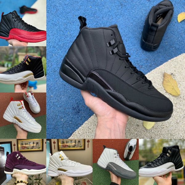 

new 12s ovo white fiba winterized wntr gym red michigan mens basketball shoes the master flu game taxi 12 men sport designers sneakers g86
