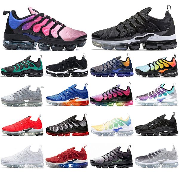 

2019 sunset fades work blue tn plus men women running shoes grape bright red crimson hyper violet mens volt wolf grey sports sneakers