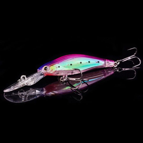 

1 шт. minnow рыболовная лазерная лазерная твердая искусственная приманка 3d глаза 9см 7,3 г рыбалка wobblers crankbait minwons bytsh