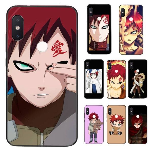 

1dwfhnblj japane animation naruto gaara softphone cover is redmi 556 plus 6a 4x 77a 88a 9 note 55a 678 8pro t 8