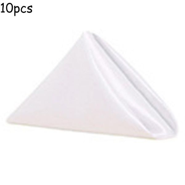 

plain napkins polyester wedding table cloth linen dinner soft 6 colours