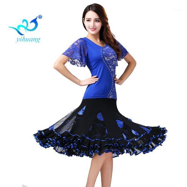 

ballroom dance costume set modern standard dancer suit flamenco dancewear outfits performance training1, Black;red