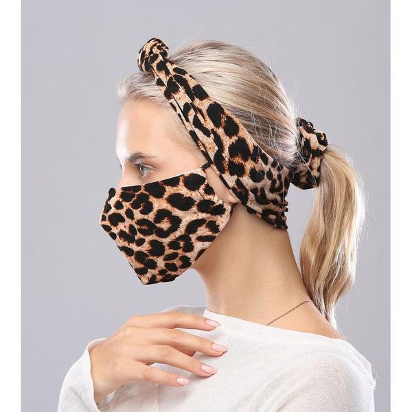 

3pcs/set new knotted hairband mask elastic hair tie set woman headband set fashion yoga sports headband hair acc jllmwt