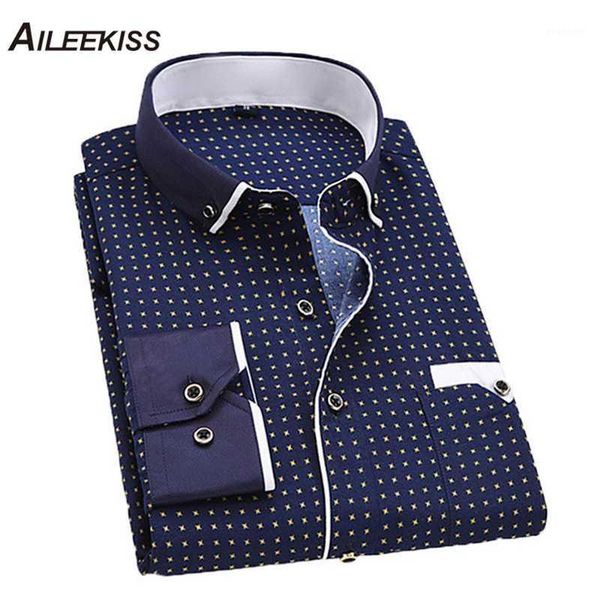 

2020 brand new men soft clothings fashion long sleeved mens shirts casual slim fit printed shirt scamisa social masculina xt3891, White;black