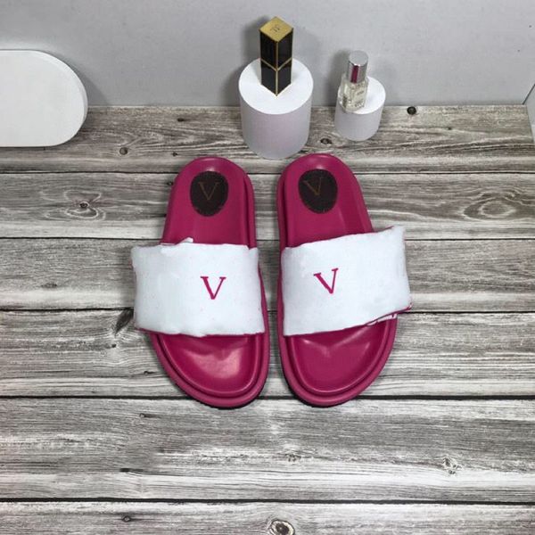 

fashion sell well woman slippers slides sandals summer flats real leather platform shoes ladies beach by dq01 003, Black