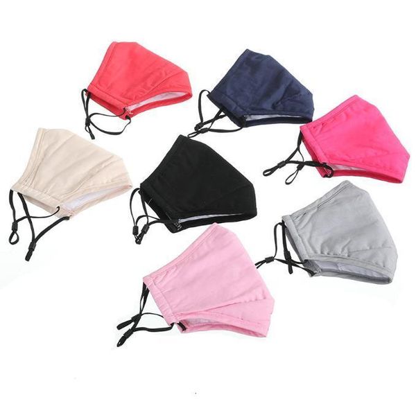 

cartoon cloth with valve kids reusable masks cotton breather anti dust filter face mask pm2.5 dwd139