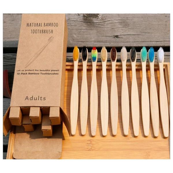 

natural bamboo toothbrush portable soft hair tooth brushes eco friendly bristle toothbrush natural biodegradable toothbrushes for l 0g7