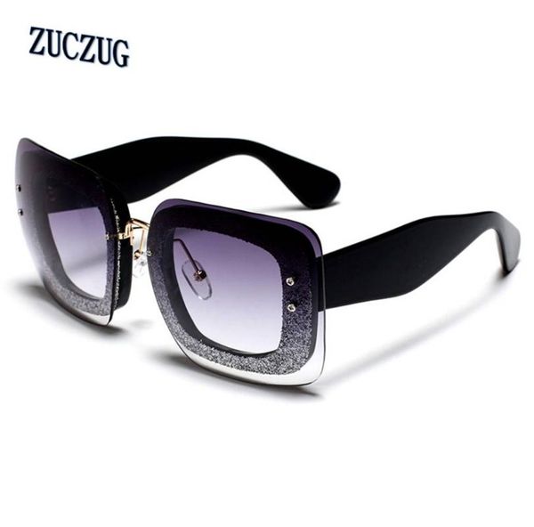 

sunglasses 2021 big frame flat women fashion superstar brand designer oversized clear gradient sun glasses woman shades, White;black