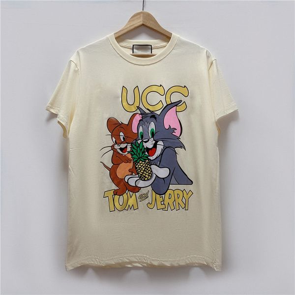 

2021 new t-shirt fashion green printing men's designer t-shirt men and women short sleeve shirt size m-xxl, White;black