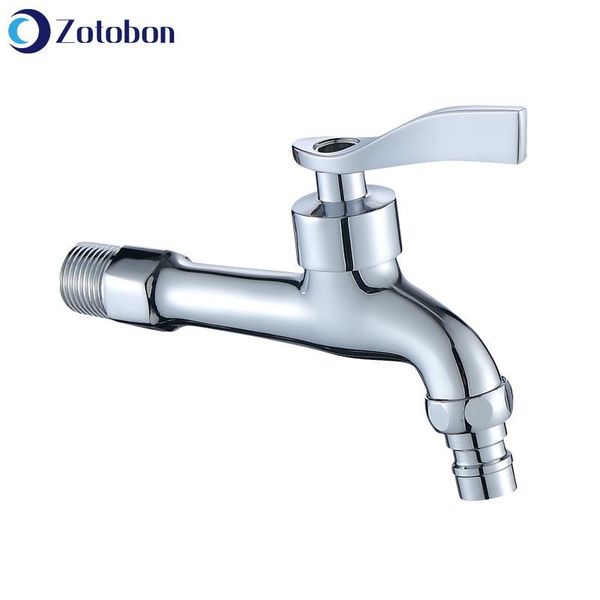 

zotobon extra longht faucet brass outdoor garden washing machine mop tap chrome plated standard g1/2 threaded h281