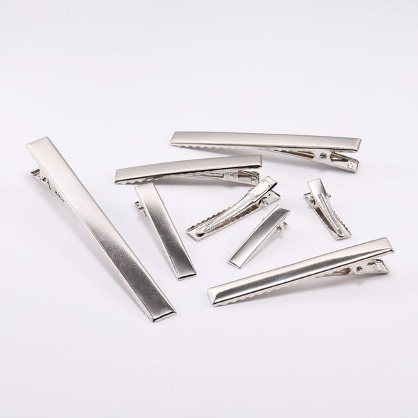 

20pcs / серия 30/40/45 / 55мм воздуха clips single зубец аллигатор шпилька зубов blank настройка для клипов diy волос jewelry making базы sq